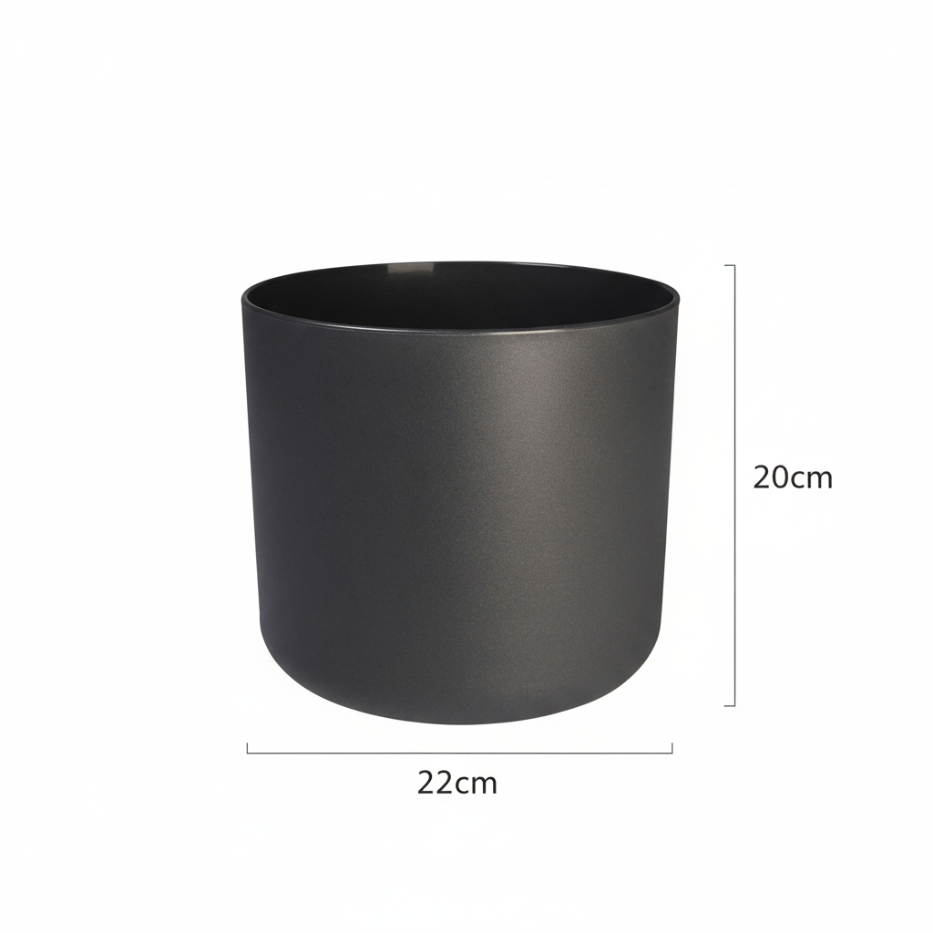 Pot Elho B.for soft anthracite D22 cm pour plantes d’intérieur