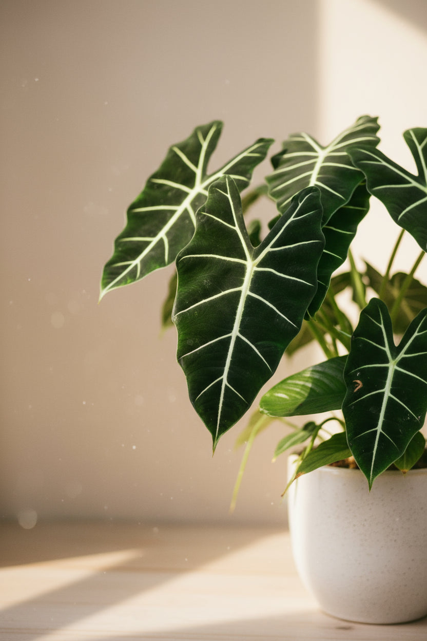 alocasia – variétés tropicales et graphiques