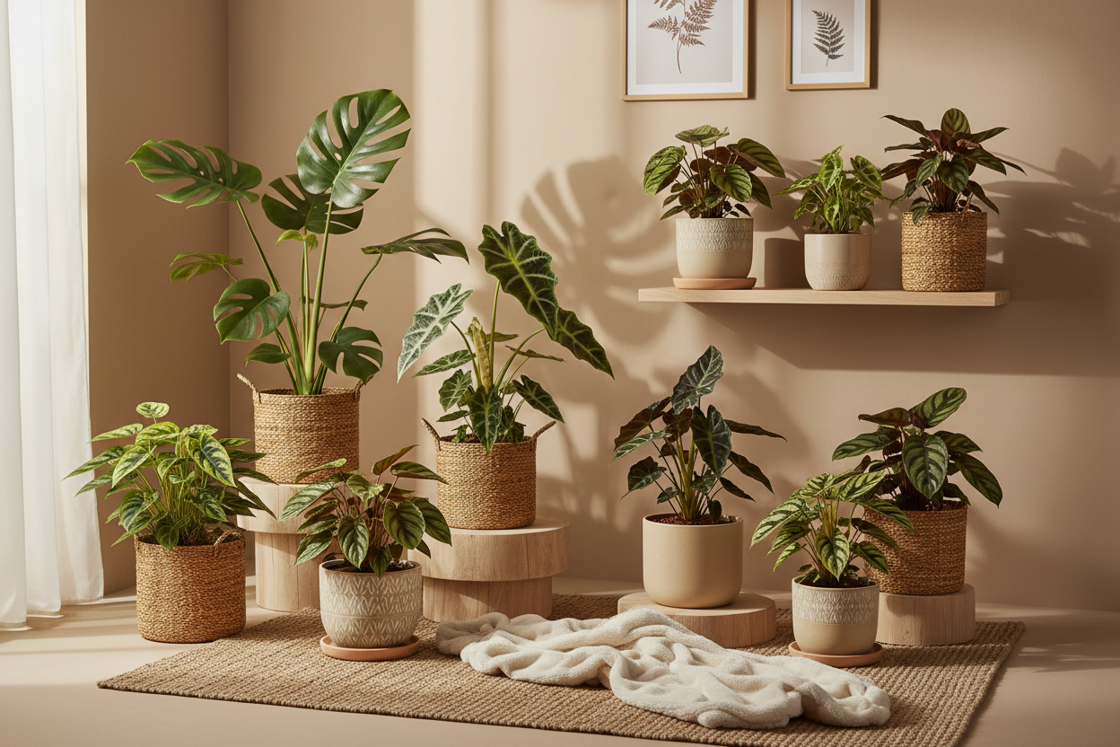 Lots de plantes d’intérieur