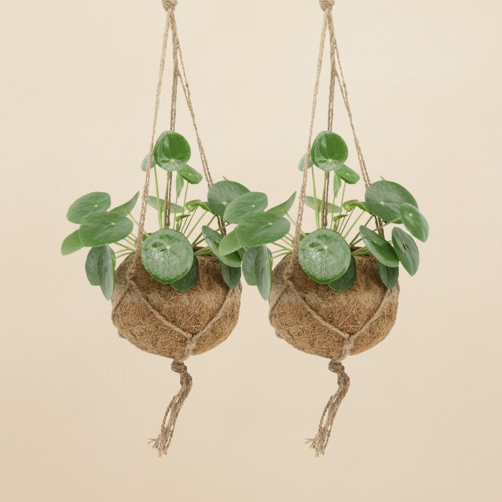 Lot 2x Pilea Peperomiodes