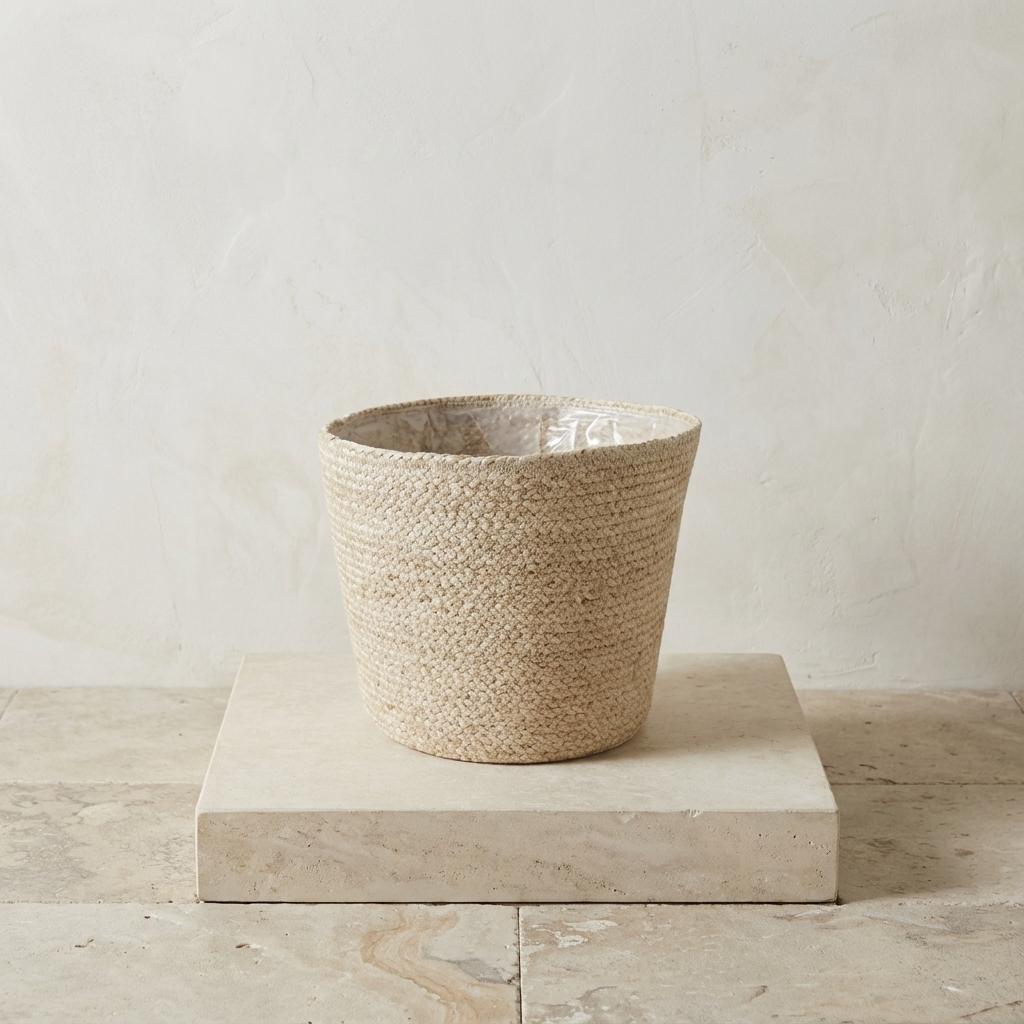 Panier Selin D22 cm pour plantes et décoration