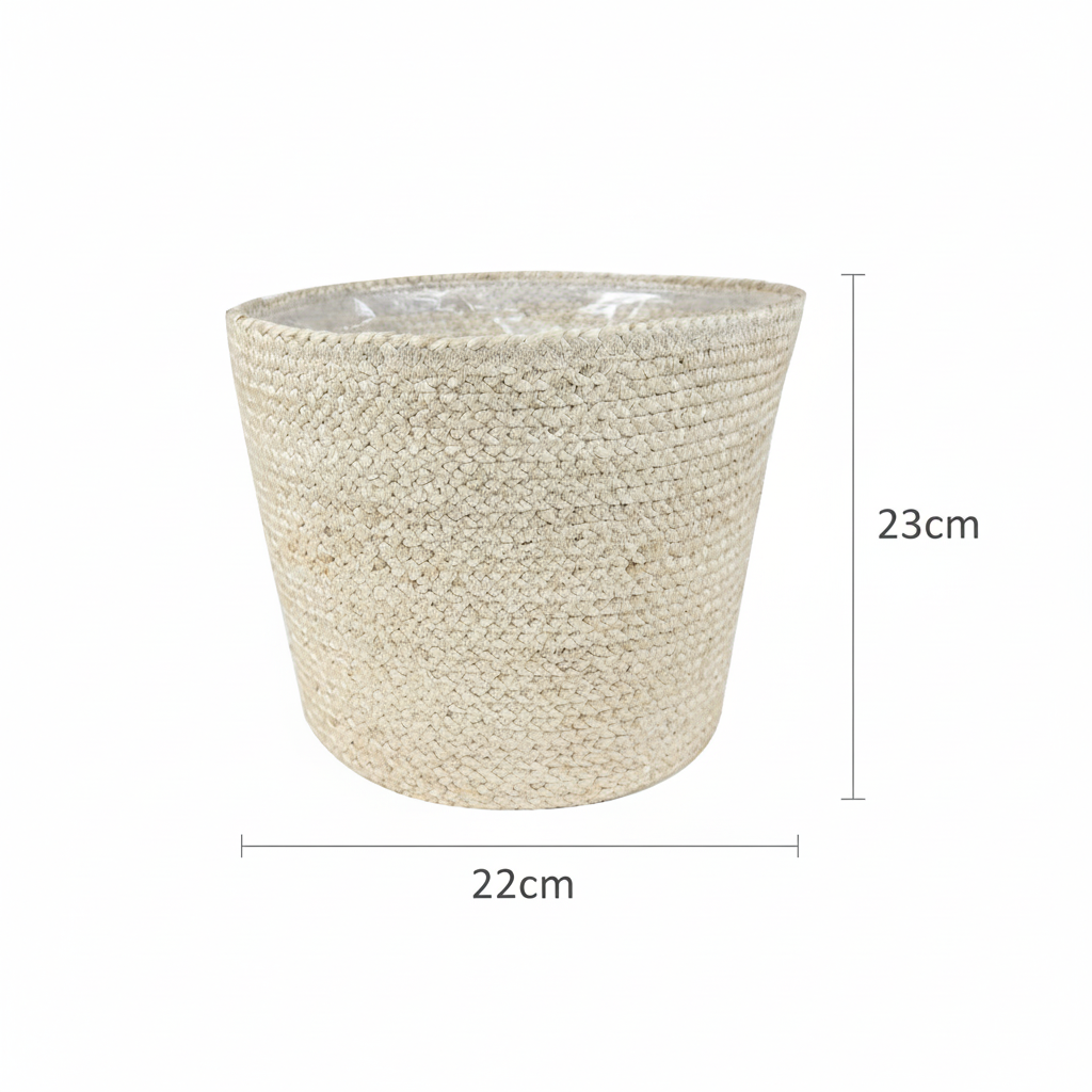 Panier Selin D26 cm pour plantes et décoration