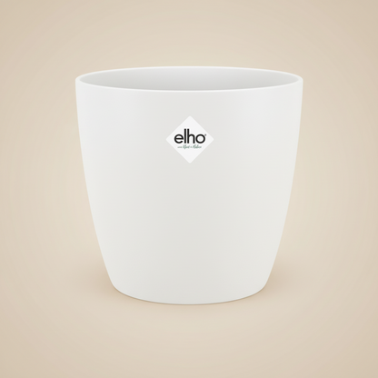 Pot ELHO Brussels rond blanc D25 cm pour plantes d’intérieur