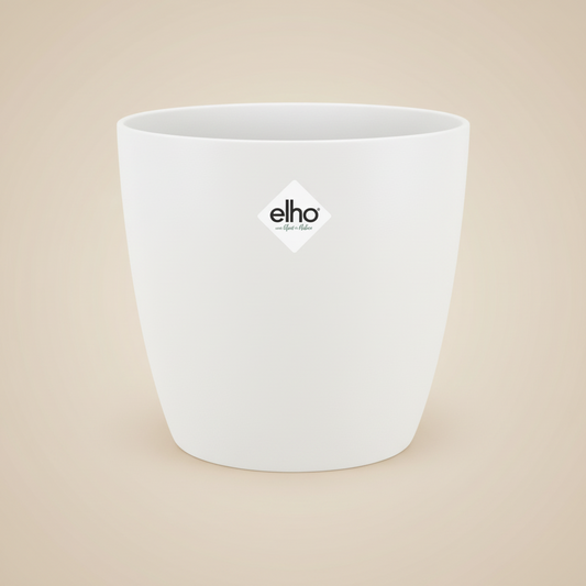 Pot ELHO Brussels rond blanc D25 cm pour plantes d’intérieur