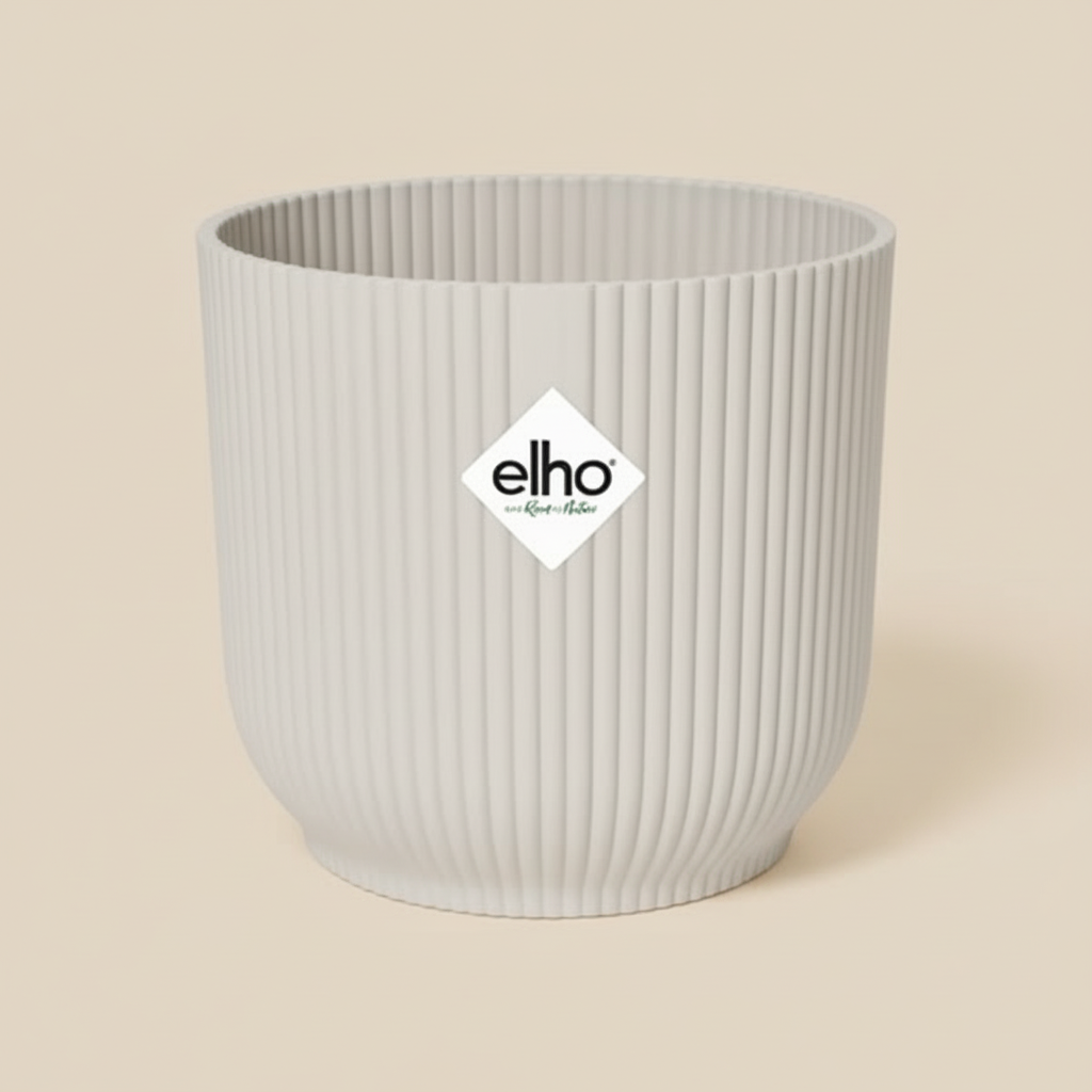 Pot ELHO Vibes Fold blanc mat D22 cm pour plantes d’intérieur