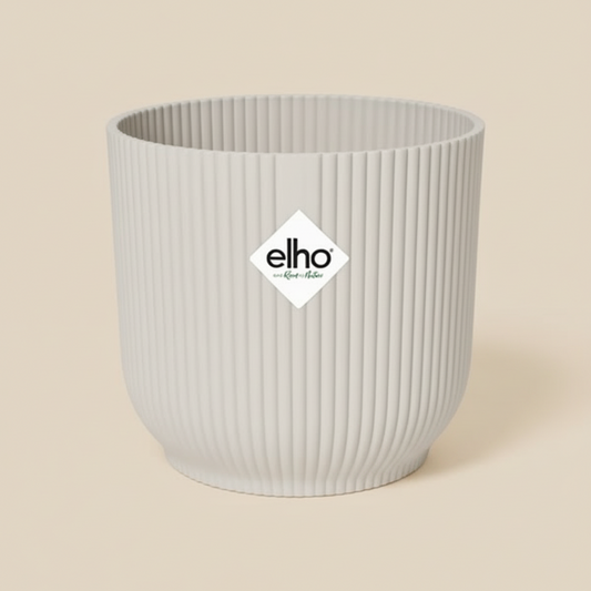 Pot ELHO Vibes Fold blanc mat D22 cm pour plantes d’intérieur