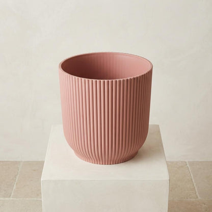 Pot ELHO Vibes Fold rose pastel D14 cm pour plantes d’intérieur