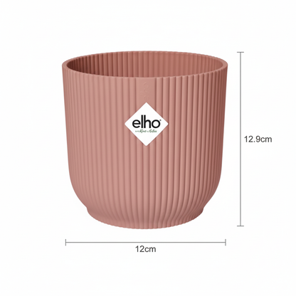 Pot ELHO Vibes Fold rose pastel D14 cm pour plantes d’intérieur
