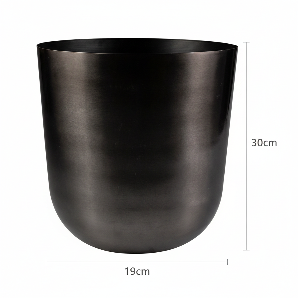 Pot Mayk Plomp métal D20 cm pour plantes d’intérieur
