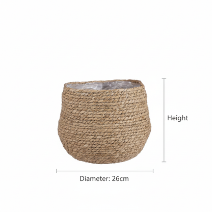 Pot Panier Jorck Brun D26 cm pour plantes et décoration
