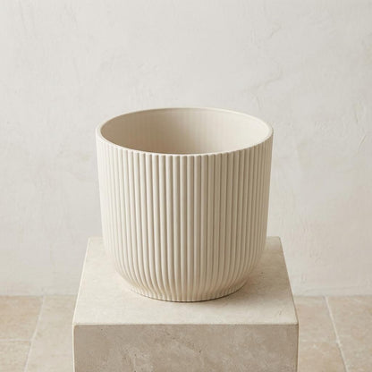 Pot ELHO Vibes Fold blanc mat D22 cm pour plantes d’intérieur